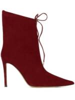 Alexandre Vauthier Stiefel mit spitzer Kappe 105mm - Rot