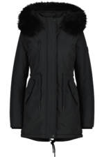 Alife & Kickin Winterjacke "Damen KierseyAK A", Kurzer Mantel mit weichem Teddy-Innenfutter und abnehmbarer Kapuze