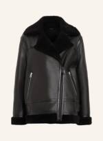 Allsaints Lederjacke Sola schwarz