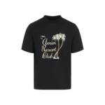 Amiri - Black Cotton Resort Club Tee - Größe M - schwarz