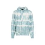 Amiri - Sea Blue Eco Cashmere Ma Tie Dye Hoodie - Größe L - blau