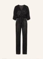 Ana Alcazar Jumpsuit Mit 3/4-Arm In Wickeloptik schwarz