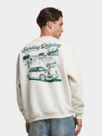 Another Cotton Lab Sunday Driving Oversize Pullover