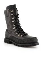 BOGNER Herren Schnürboots schwarz Glattleder