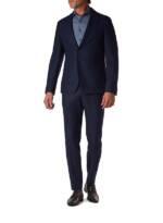 BOSS Black Herren Anzug blau Slim Fit