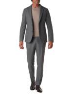 BOSS Black Herren Anzug grau Slim Fit