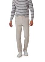 BOSS Black Herren Chino beige Mikrofaser meliert Slim Fit