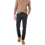 BOSS Orange Herren Chino schwarz Baumwolle Slim Fit