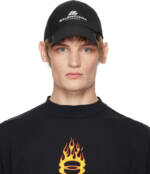 Balenciaga Black Activewear Cap