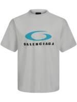 Balenciaga Loop Sports Icon T-Shirt - Weiß