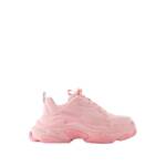 Balenciaga Low-Top Sneaker - Triple S Sneakers - Leather - Pink - Gr. 35 (EU) - in Rosa - für Damen