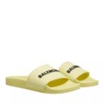 Balenciaga Sandalen & Sandaletten - Pool Slide Rubb. Logo - Gr. 36 (EU) - in Gelb - für Damen