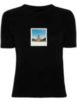 Balenciaga T-Shirt mit Foto-Print - Schwarz