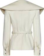 Balmain - Balmain Coats White - Größe 38 - weiß