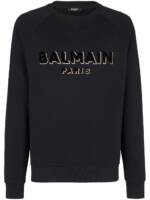 Balmain Sweatshirt mit Logo-Print - Schwarz