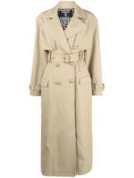 Balmain Trenchcoat mit Gürtel - Nude