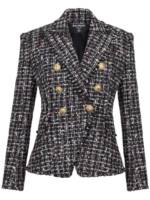 Balmain - Tweed Blazer - Größe 36 - schwarz