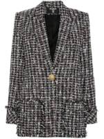 Balmain - Tweed Blazer - Größe 38 - schwarz