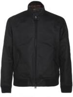 Barbour Jacke mit Logo-Schild - Schwarz