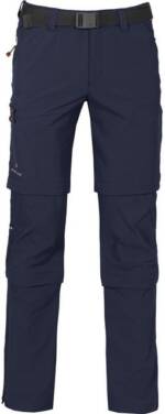 Bergson Outdoorhose QUEENSLAND Doppel Zipp-Off mit T-ZIPP Herren Wanderhose, vielseitig, pflegeleicht, Langgrößen, peacoat blau