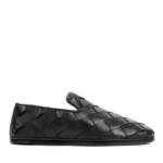 Bottega Veneta Loafers & Ballerinas - Sunday Black Nappa Lamb Leather Slippers - Gr. 36,5 (EU) - in Schwarz - für Damen