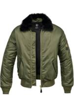 Brandit Winterjacke Brandit Herren MA2 Jacket Fur Collar (1-St)