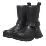 Buffalo Stiefel & Boots - Roam Biker Hi - Gr. 36 (EU) - in Schwarz - für Damen