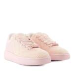 Burberry Low-Top Sneaker - Lf Box Knit Sneakers - Synthetic - Pink - Gr. 35 (EU) - in Gold - für Damen