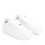 Burberry Low-Top Sneaker - White Leather Sneakers - Gr. 36 (EU) - in Weiß - für Damen