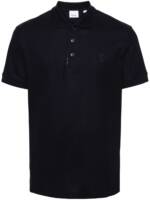 Burberry Poloshirt mit Monogramm - Blau