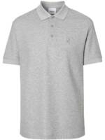 Burberry Poloshirt mit Monogramm - Grau