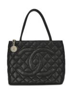 CHANEL Pre-Owned 2000 pre-owned Medallion Shopper - Schwarz