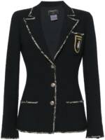 CHANEL Pre-Owned 2005 Einreihige Jacke mit Emblem - Blau