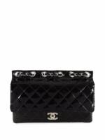 CHANEL Pre-Owned Supermodel Schultertasche mit Rautensteppung - Schwarz