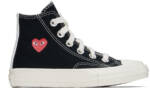 COMME des GARÇONS PLAY Kids Black Converse Edition Chuck 70 High Top Sneakers