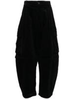 CROQUIS Cordhose mit lockerem Schnitt - Schwarz