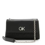 Calvin Klein Crossbody Bags - Calvin Klein Re-Lock Schwarze Umhängetasche K60K61 - Gr. unisize - in Schwarz - für Damen