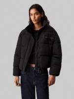 Calvin Klein Jeans Outdoorjacke "CHENILLE MONOLOGO PUFFER", mit Logostickerei