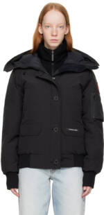 Canada Goose Black Chilliwack Bomber Down Jacket