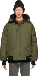 Canada Goose Khaki Chilliwack Bomber Down Jacket