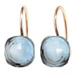 Capolavoro Ohrringe - Earrings Happy Holi Topas Skyblue Cabochon - Gr. unisize - in Quarz - für Damen