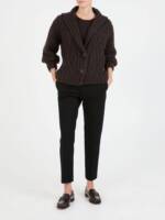 Cashmere-Strickjacke 'Hampton' Espresso