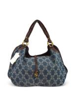 Céline Pre-Owned 1990-2000 Handtasche mit Macadam-Muster - Blau