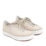 Chloé Low-Top Sneaker - Telma Leather Sneakers - Gr. 36 (EU) - in Beige - für Damen