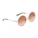 Chloé Sonnenbrille - Gold And Gradient Brick Sunglasses - Gr. unisize - in Gold - für Damen