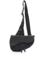 Christian Dior Pre-Owned 2000s Oblique Saddle-Bag - Schwarz