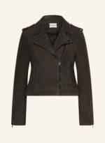 Claudie Pierlot Lederjacke grau