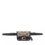 Coach Bauchtaschen - Signature Jacquard Bandit Card Belt Bag - Gr. ONE - in Beige - für Damen