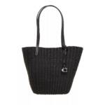 Coach Shopper - Small Straw Tote - Gr. unisize - in Schwarz - für Damen