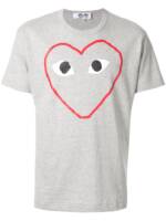 Comme Des Garçons Play 'Play' T-Shirt - Grau